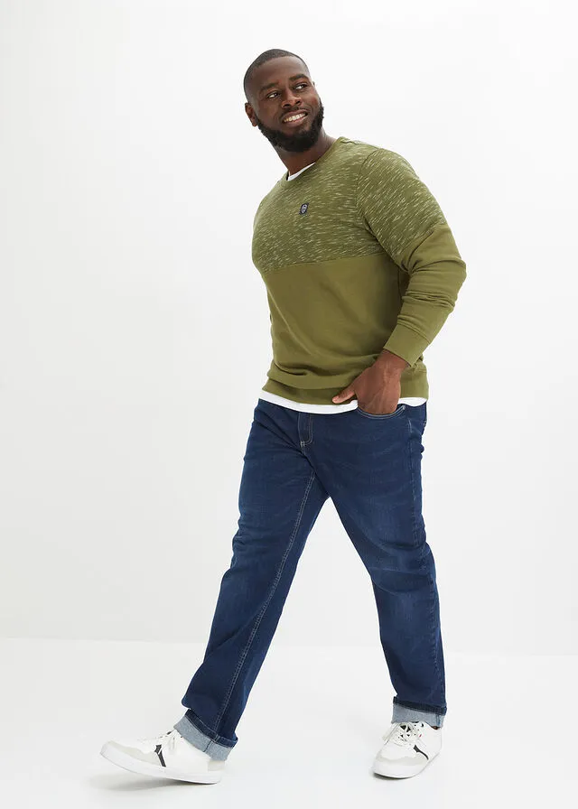 Sudadera Caqui jaspeado