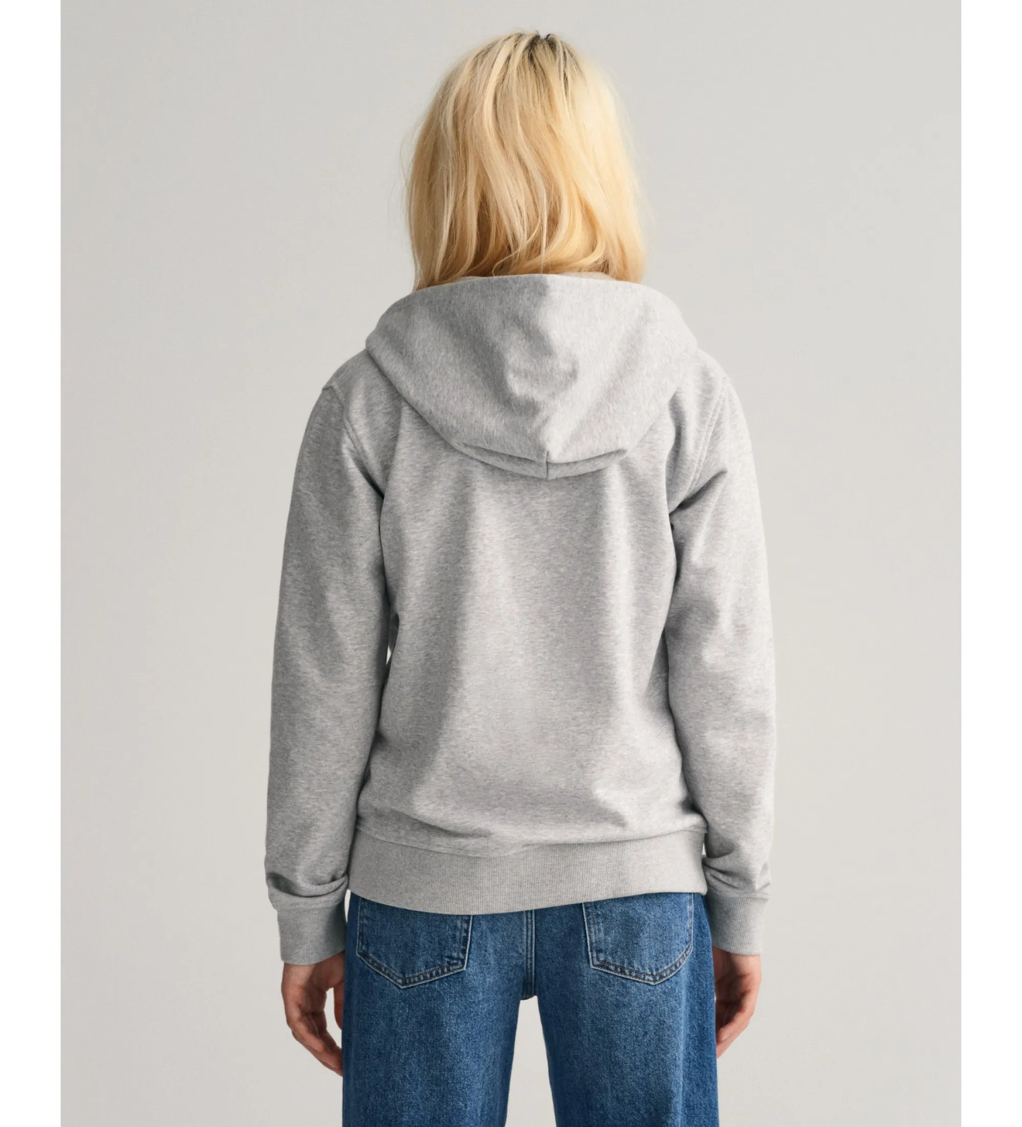 Sudadera con capucha gris