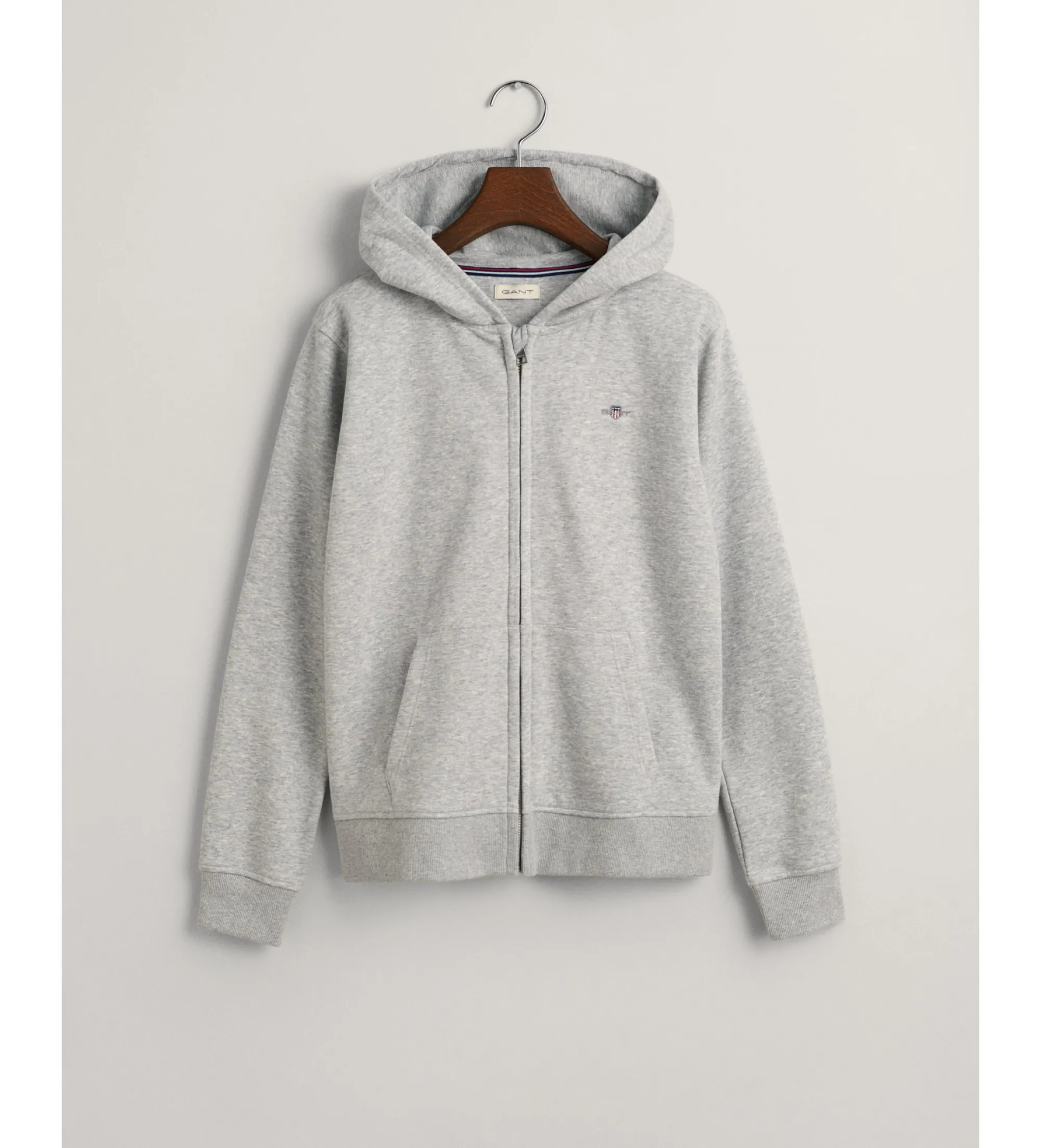 Sudadera con capucha gris