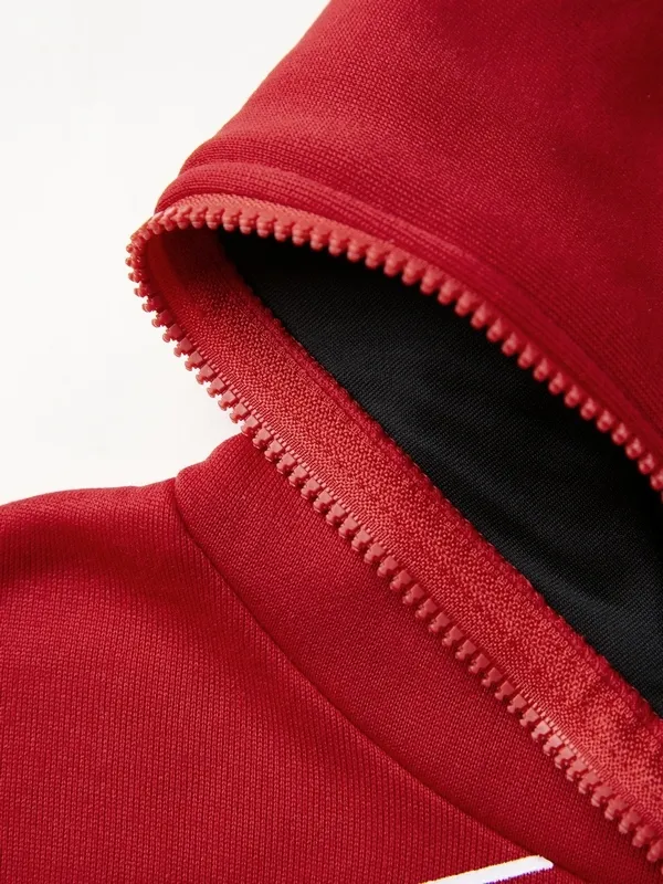 Sudadera con capucha y cremallera con estampado de araña
