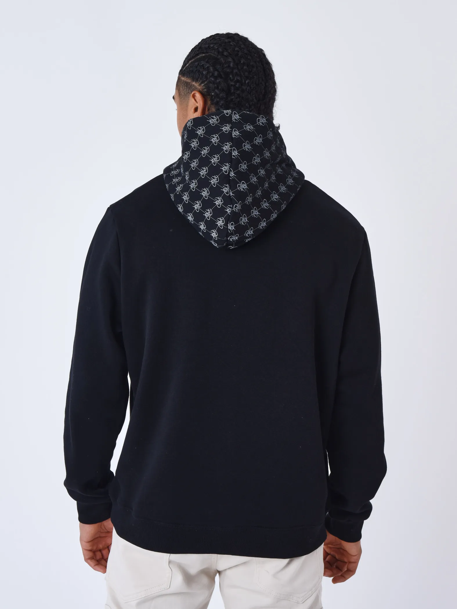 Sudadera con capucha y detalle de monograma