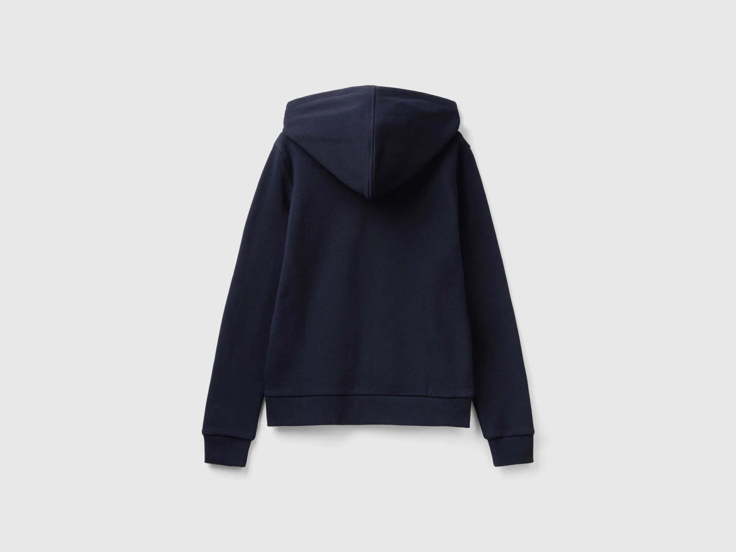 Sudadera de 100 % algodón con cremallera y capucha