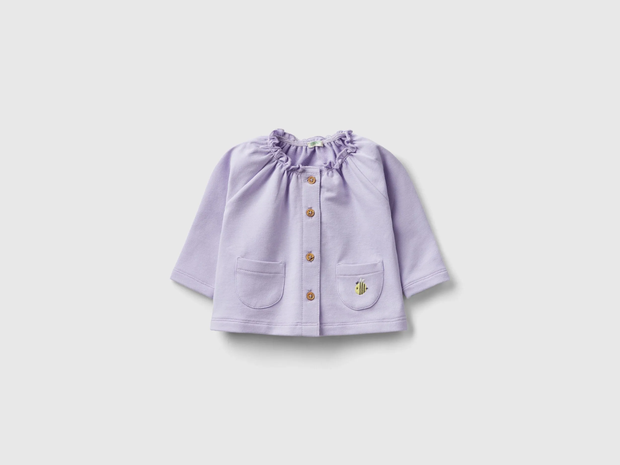 Sudadera de algodón orgánico elástico