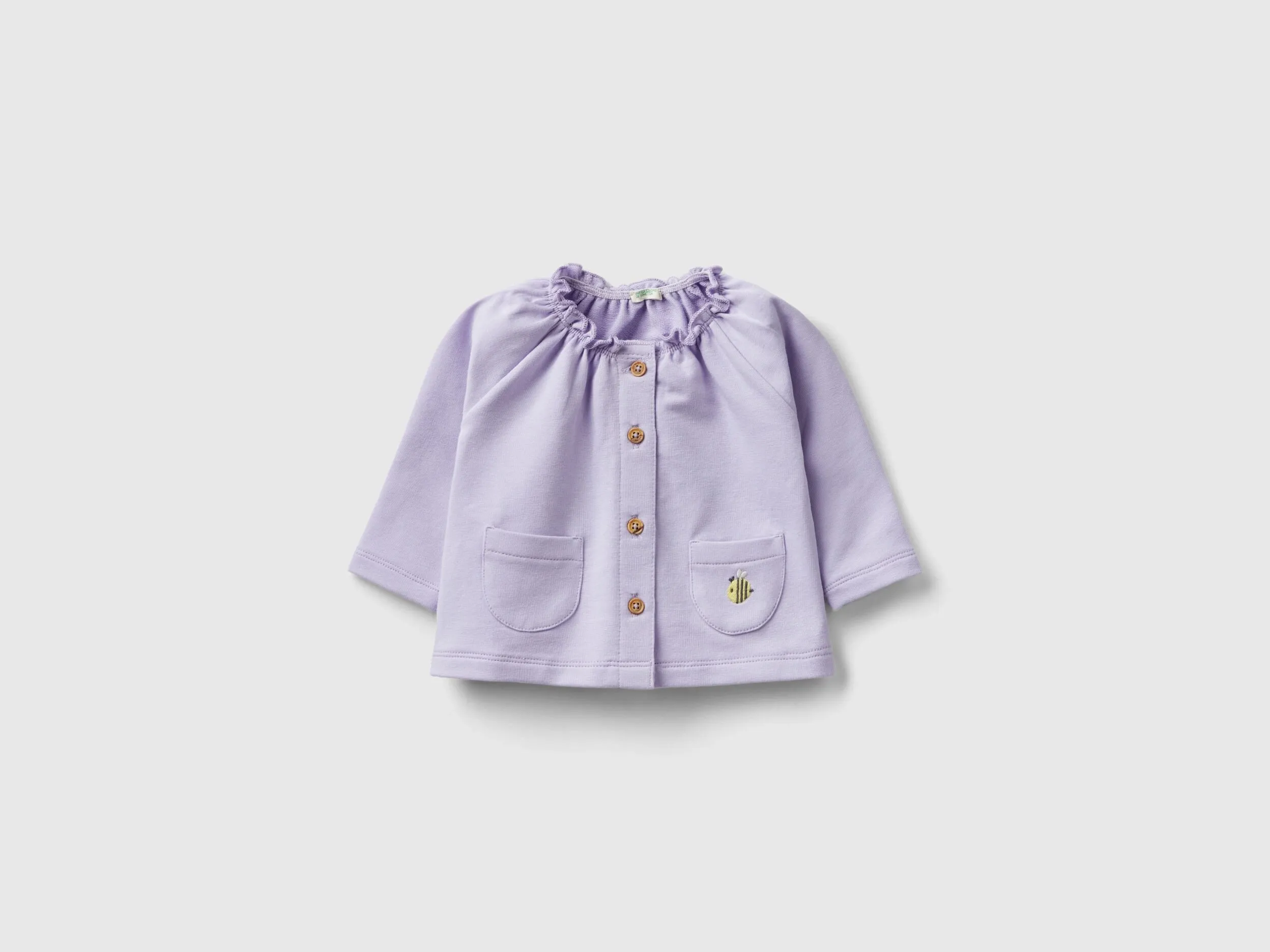 Sudadera de algodón orgánico elástico