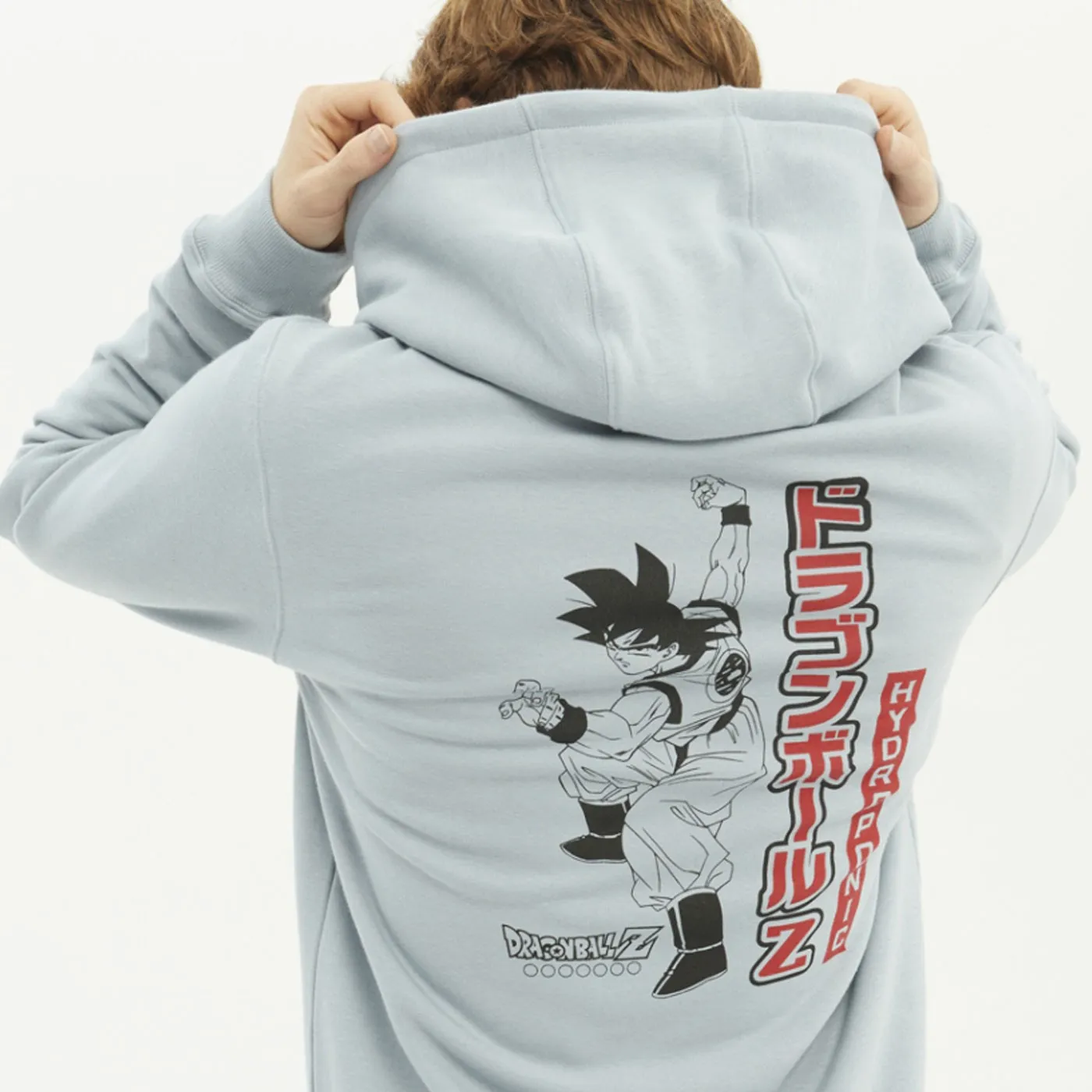 SUDADERA HYDROPONIC NIñO SUAVE CON CAPUCHA REFDB553Y01 DBZ GOKU HD MISTY BLUE AZUL CLARO