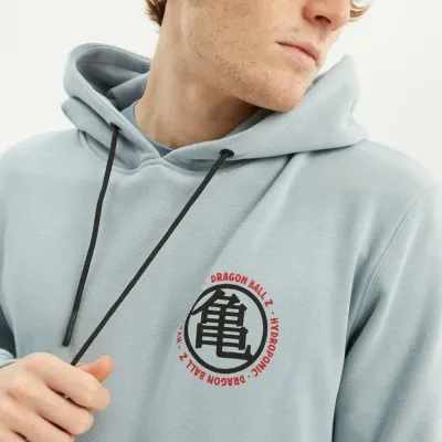 SUDADERA HYDROPONIC NIñO SUAVE CON CAPUCHA REFDB553Y01 DBZ GOKU HD MISTY BLUE AZUL CLARO