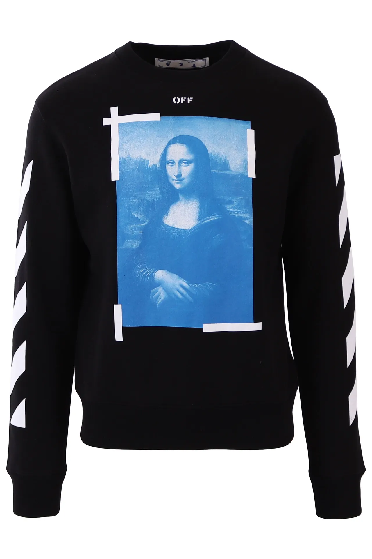 SUDADERA OFFWHITE NEGRA MONALISA
