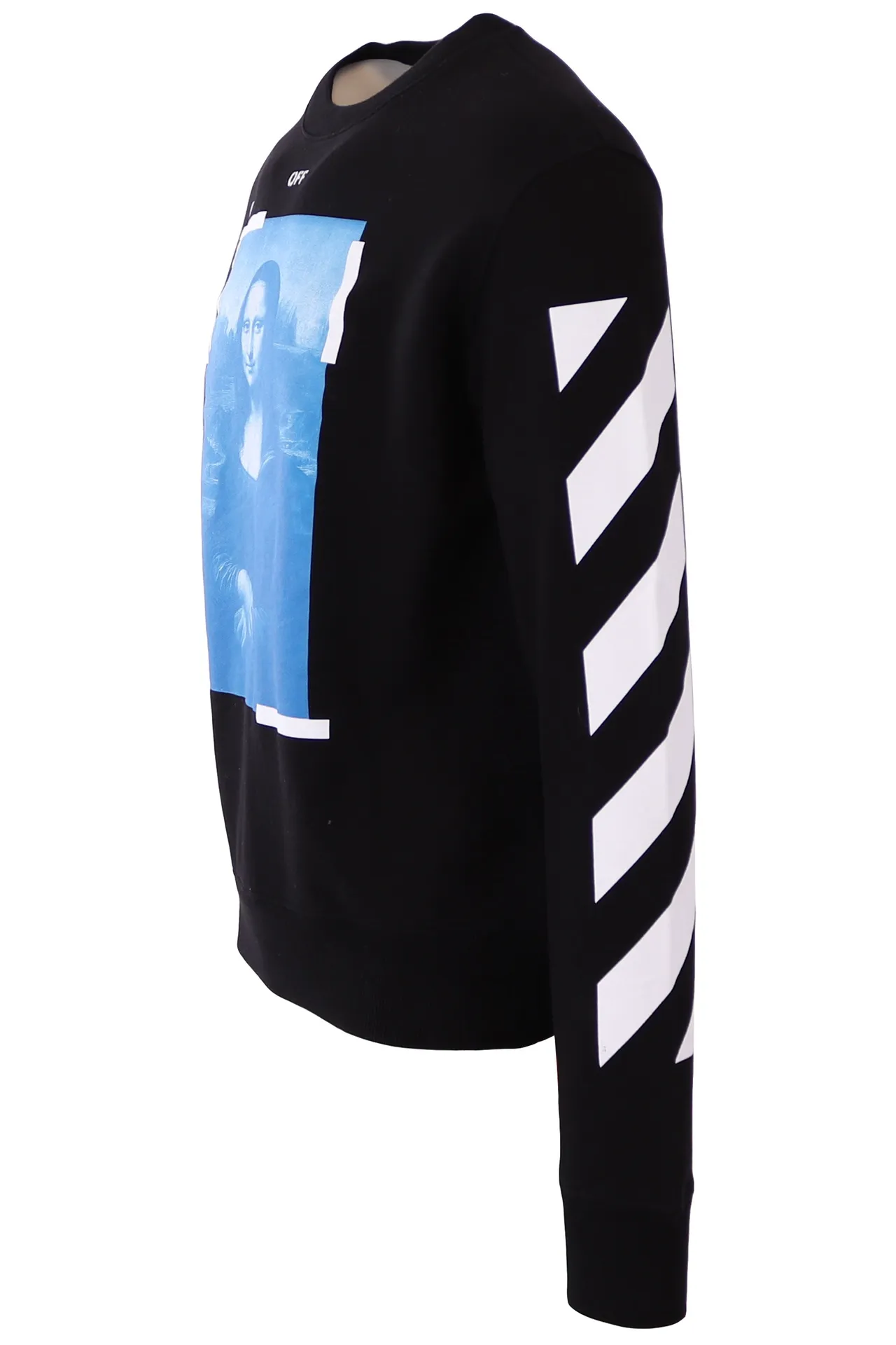 SUDADERA OFFWHITE NEGRA MONALISA
