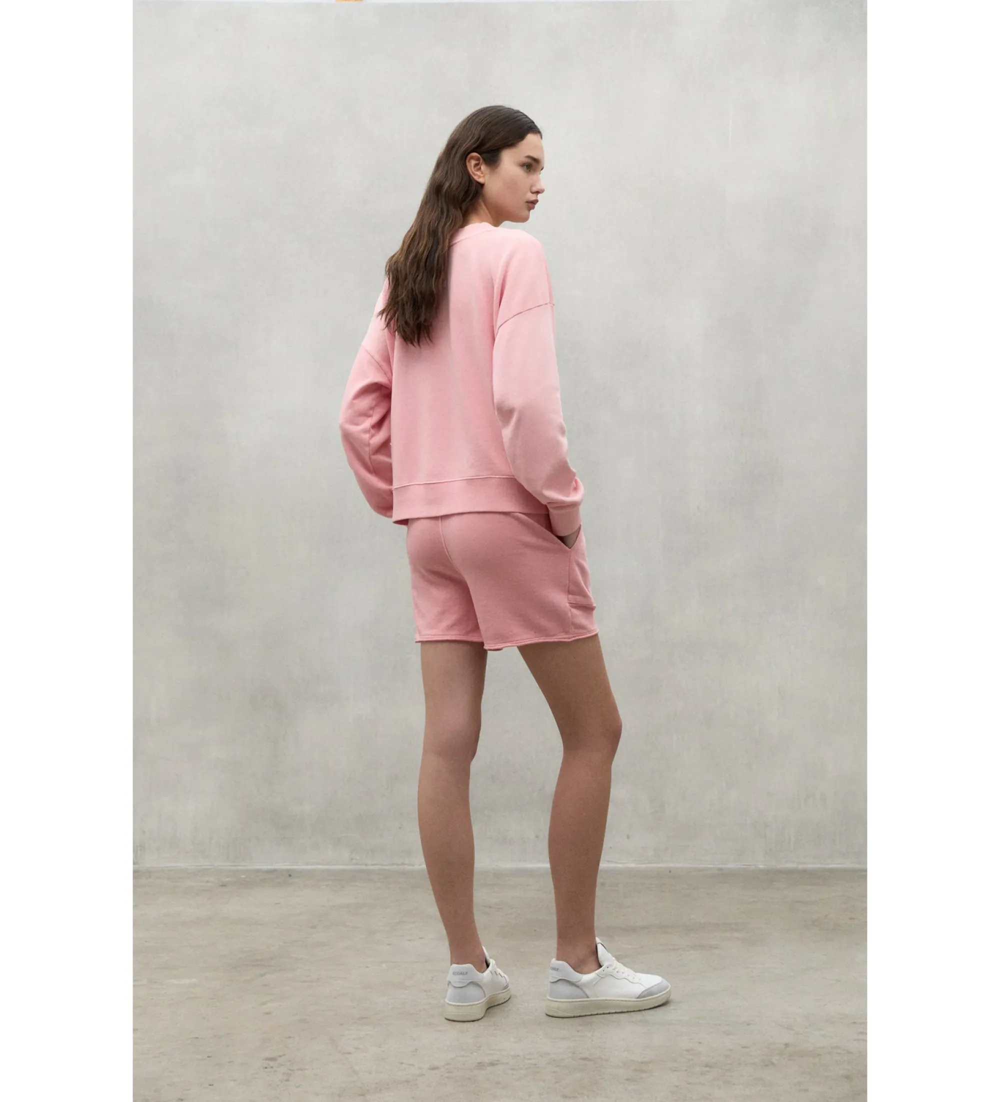 Sudadera Rodas rosa