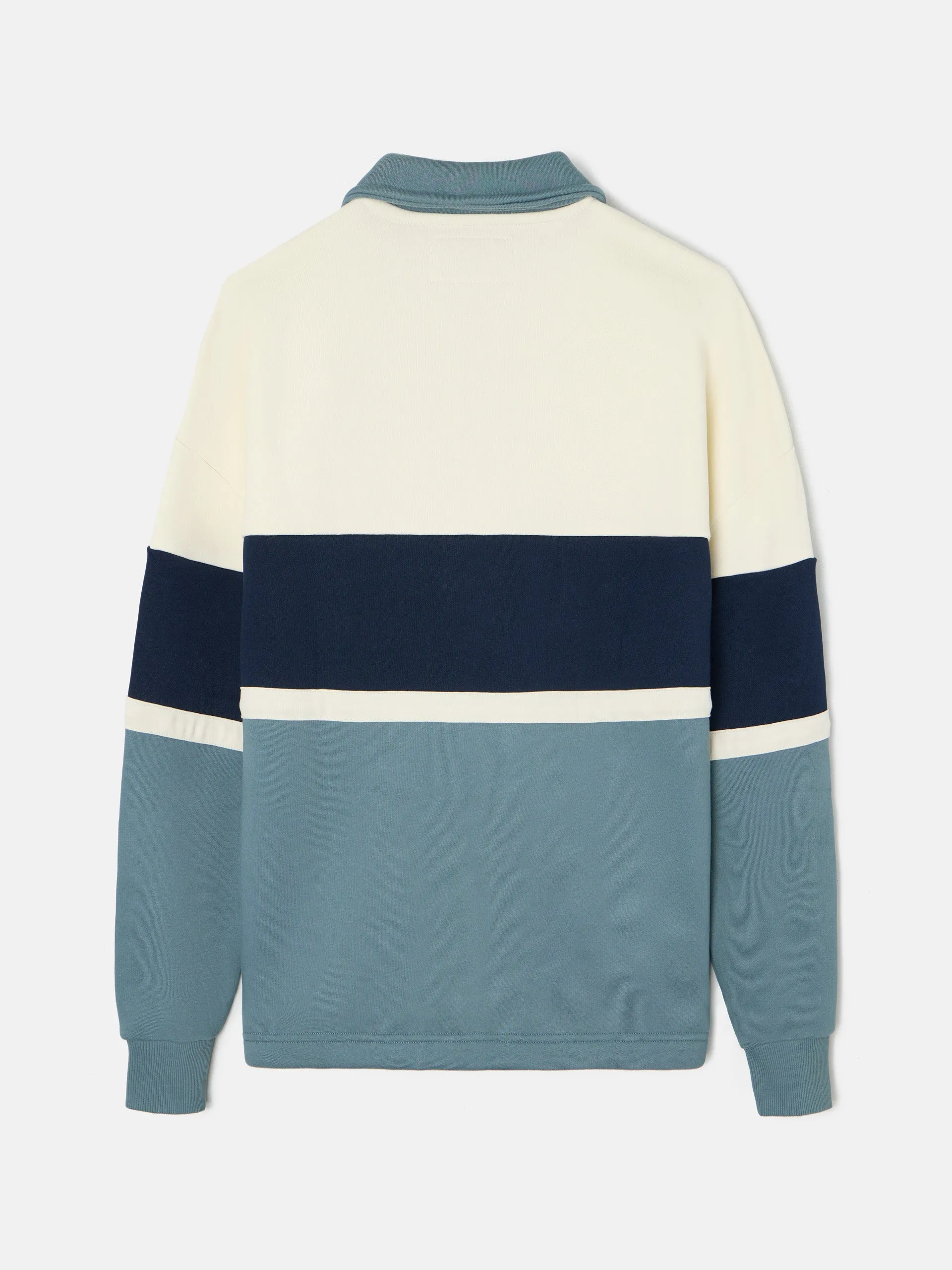 Sudadera special fit rayas multicolor verde