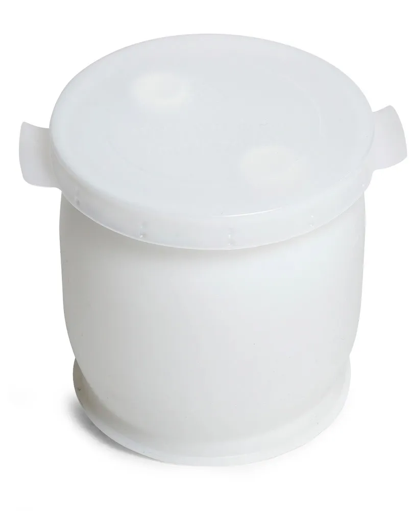 Tapa para bidón de 60 litros en PE, color natural transparente, pack de 5 uds.