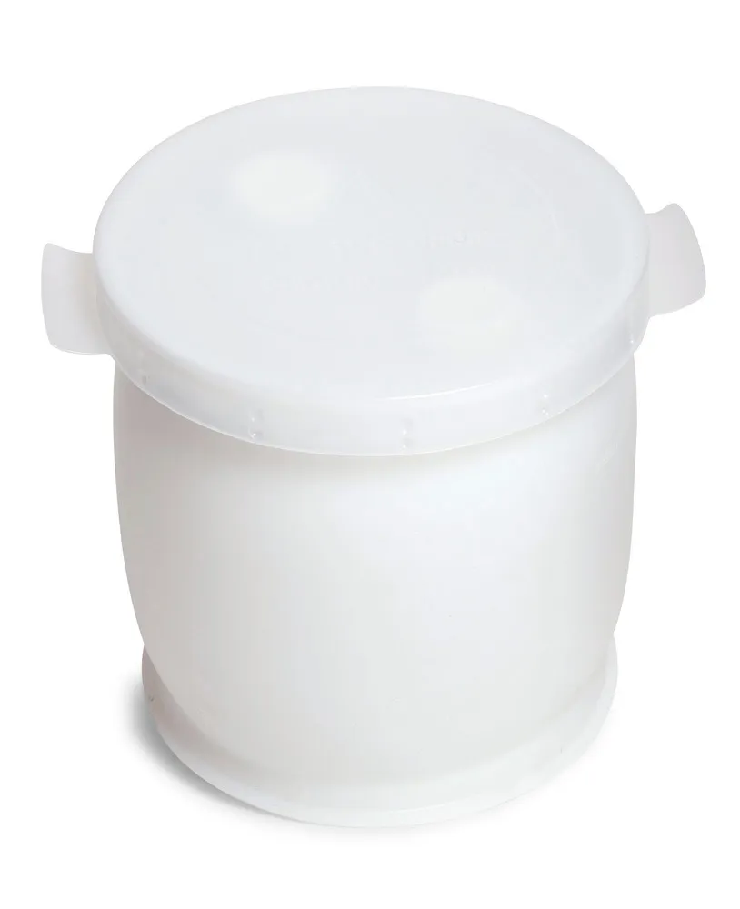 Tapa para bidón de 60 litros en PE, color natural transparente, pack de 5 uds.