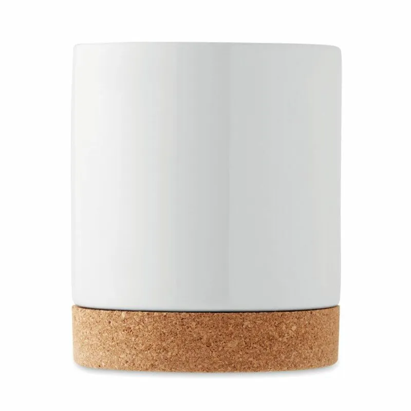 Taza de cerámica con detalle de corcho 280 ml. Karoo