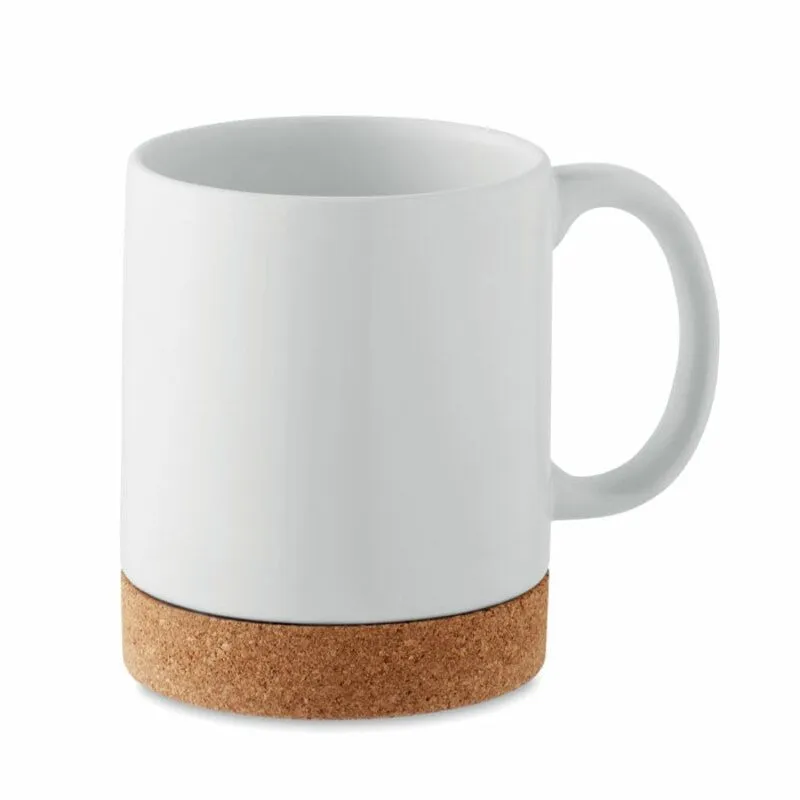 Taza de cerámica con detalle de corcho 280 ml. Karoo