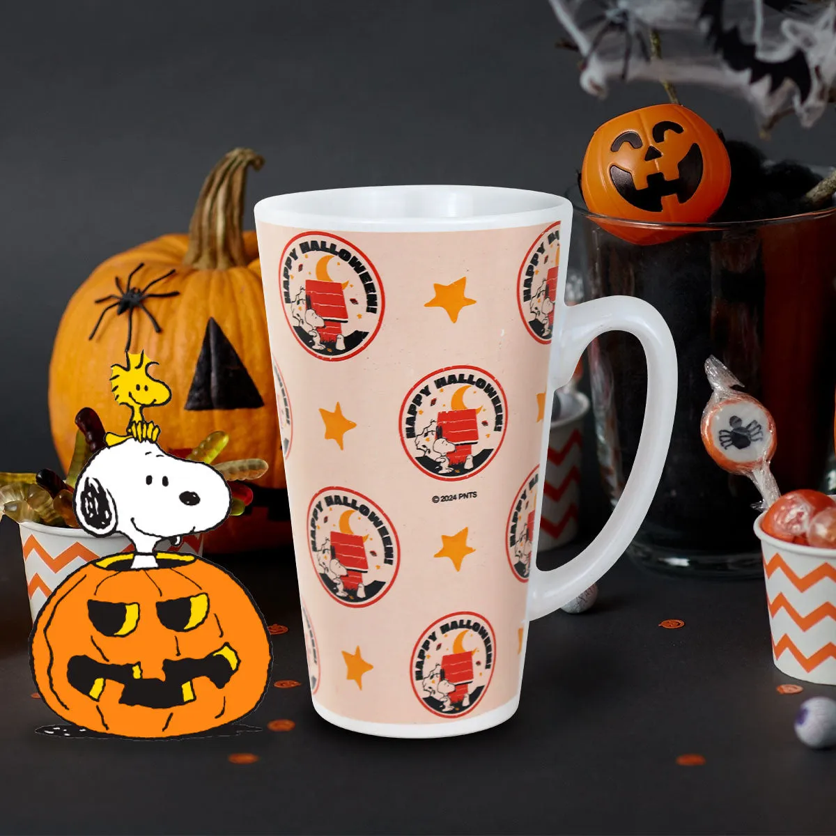 Taza de Cerámica con Diseo de Estrellas, Peanuts