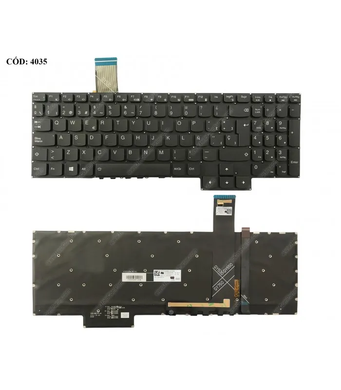 TECLADO LENOVO LEGION 515IMH05H 15ARH05H 15IMH05 15IMH05H R7000 Y7000 2020 IP 315IMH05 15ARH05 GY530 BK KBRGB BL SP ORIG.
