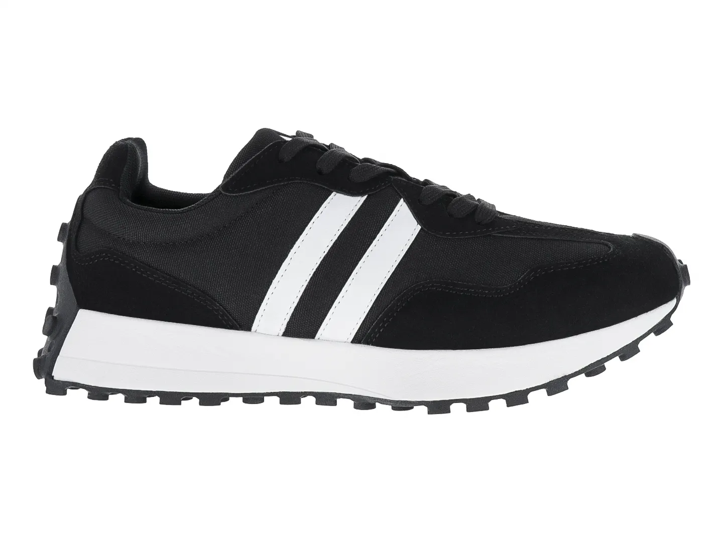 Tenis Justart 6220503  Negro Para Hombre