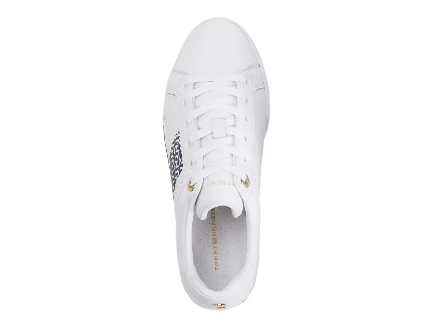 Tenis Tommy Hilfiger Elevated Blanco Para Mujer