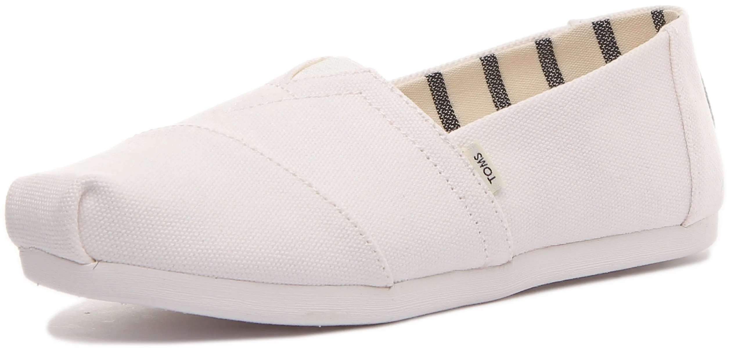 Toms Alpargata Zapatillas de deporte con estampado de purpurina cósmica para mujer en negro brillante