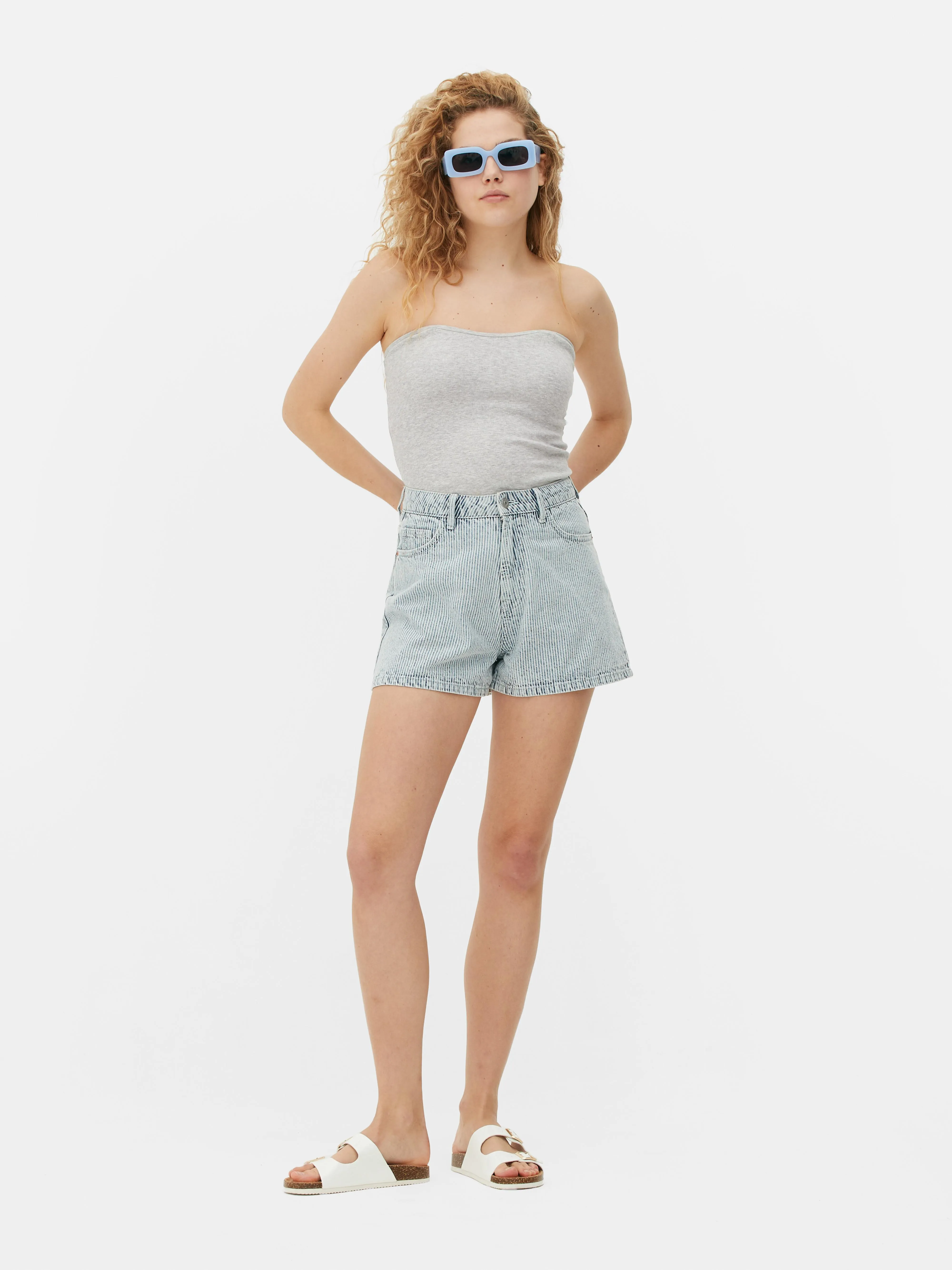 Top bandeau con sujetador incorporado