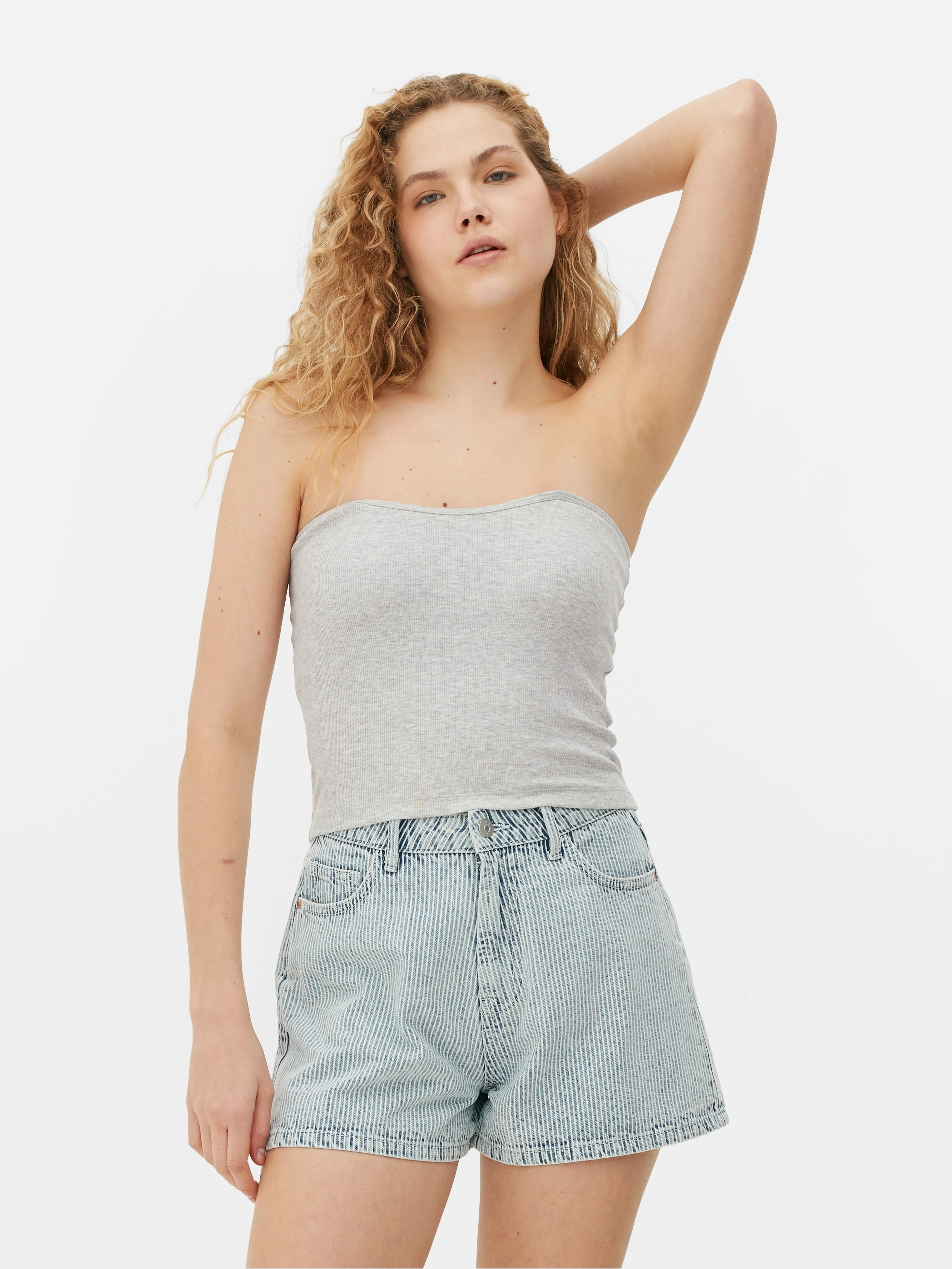 Top bandeau con sujetador incorporado