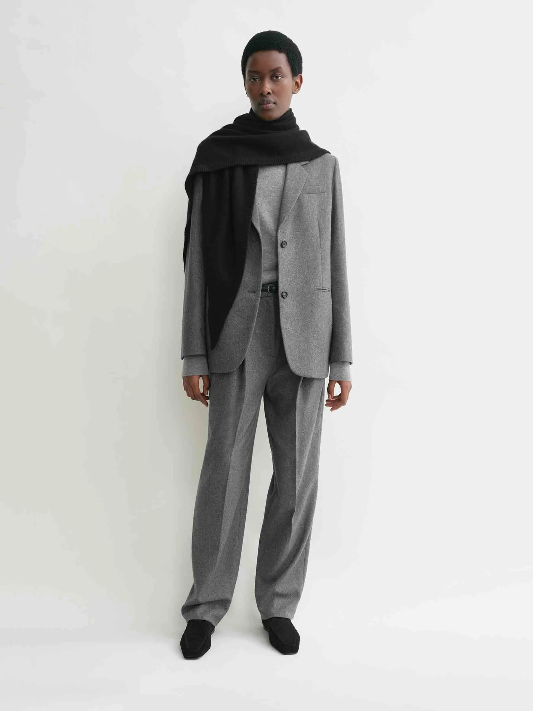 TOTEME Bufanda Triangular Lana y Cachemira