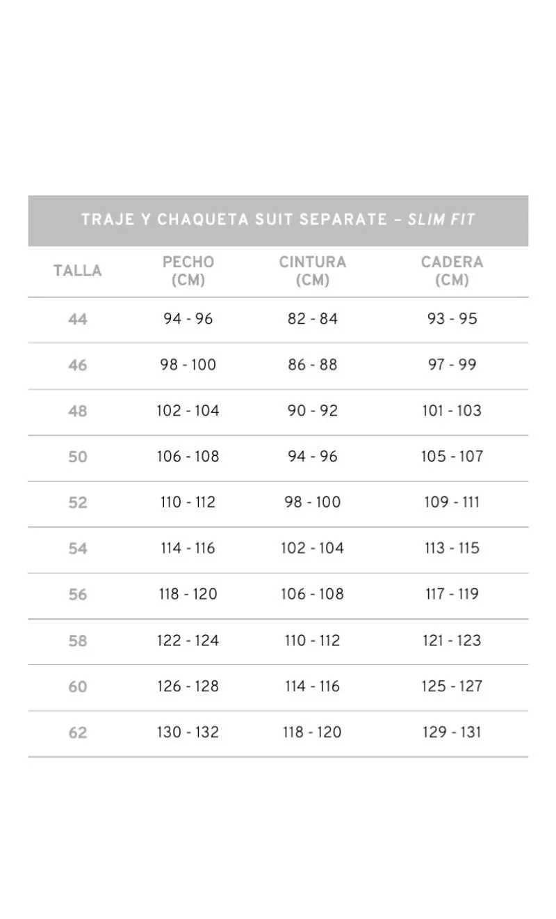 Traje Arezzo BL