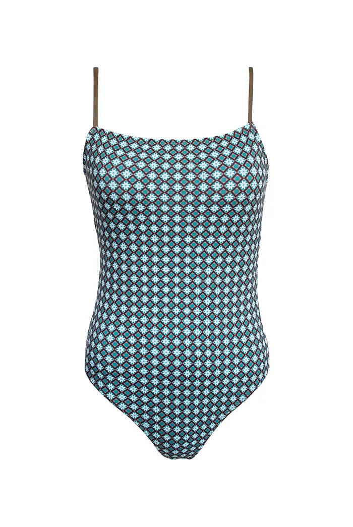 Traje de Baño Recto Corbatero