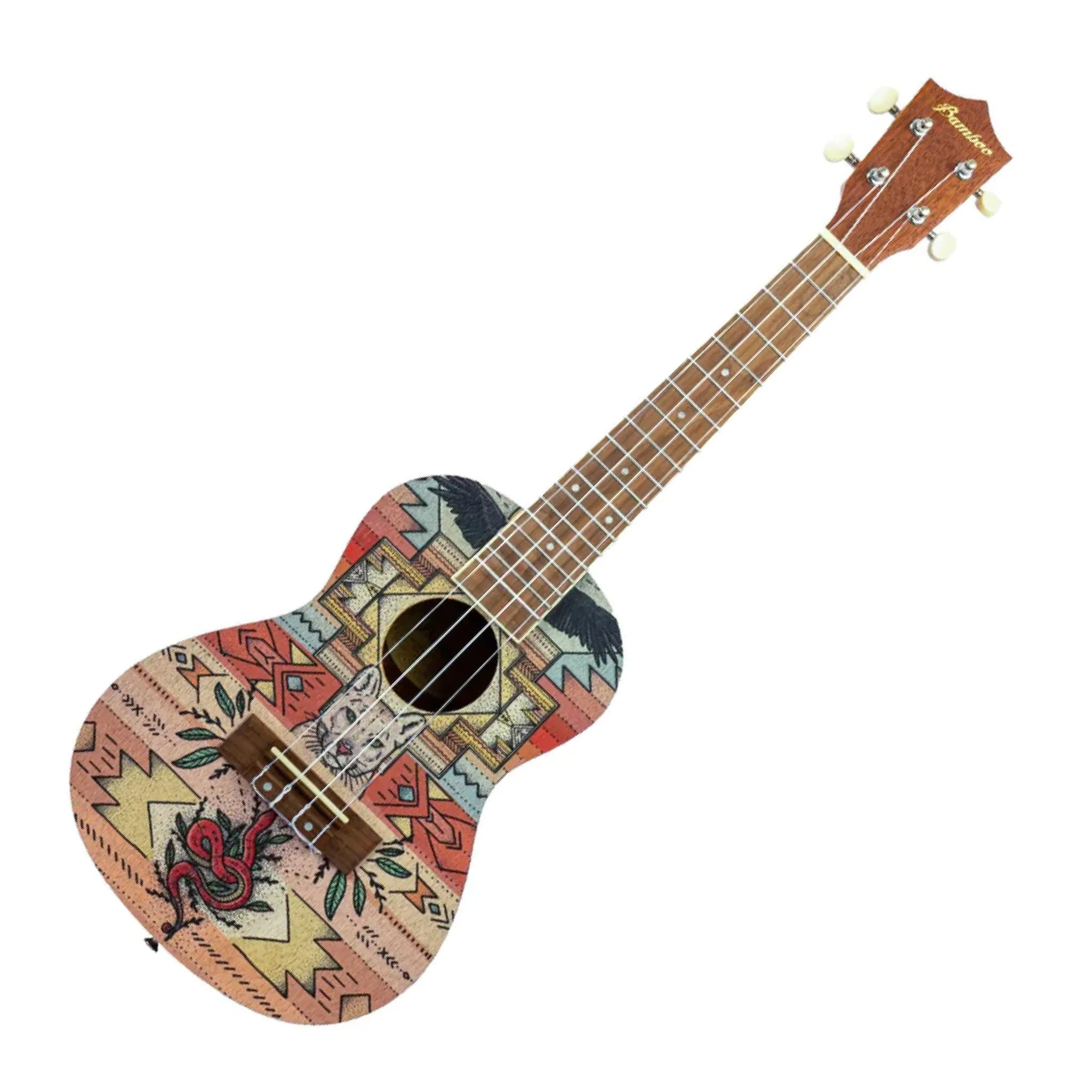 UKULELE BAMBOO CONCIERTO ANDES C/FUNDA