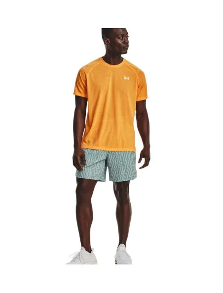 UNDER ARMOUR Camiseta Streaker Run Hombre Orange Ice / Reflective