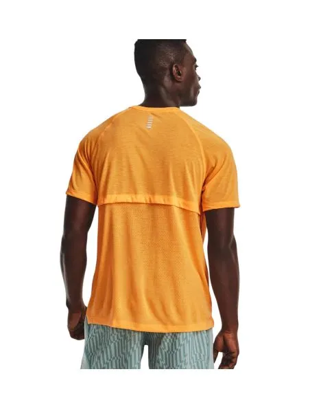UNDER ARMOUR Camiseta Streaker Run Hombre Orange Ice / Reflective