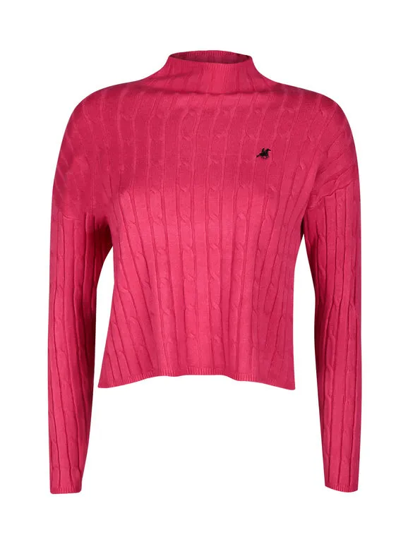 U.S. Grand Polo Jersey de cuello alto para mujer