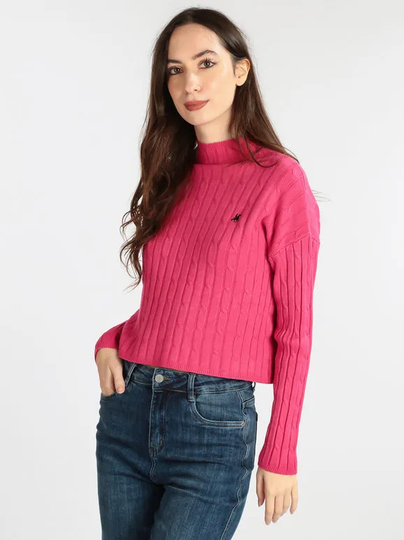 U.S. Grand Polo Jersey de cuello alto para mujer
