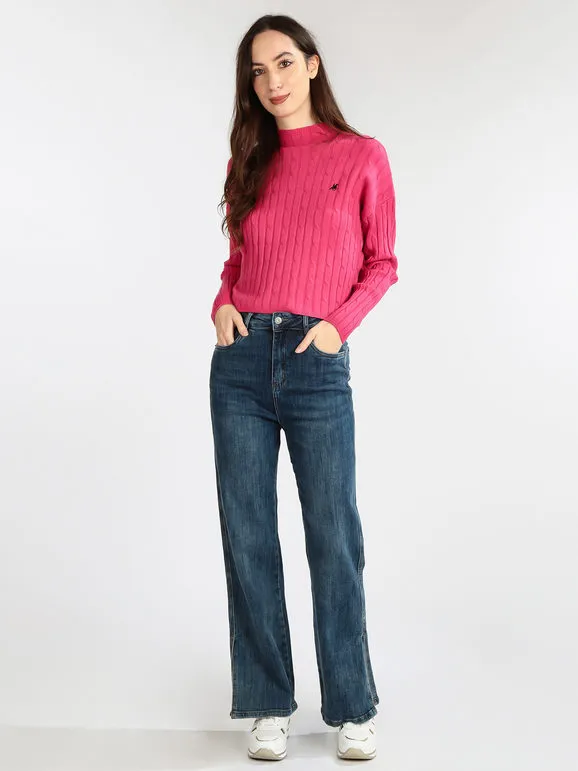U.S. Grand Polo Jersey de cuello alto para mujer