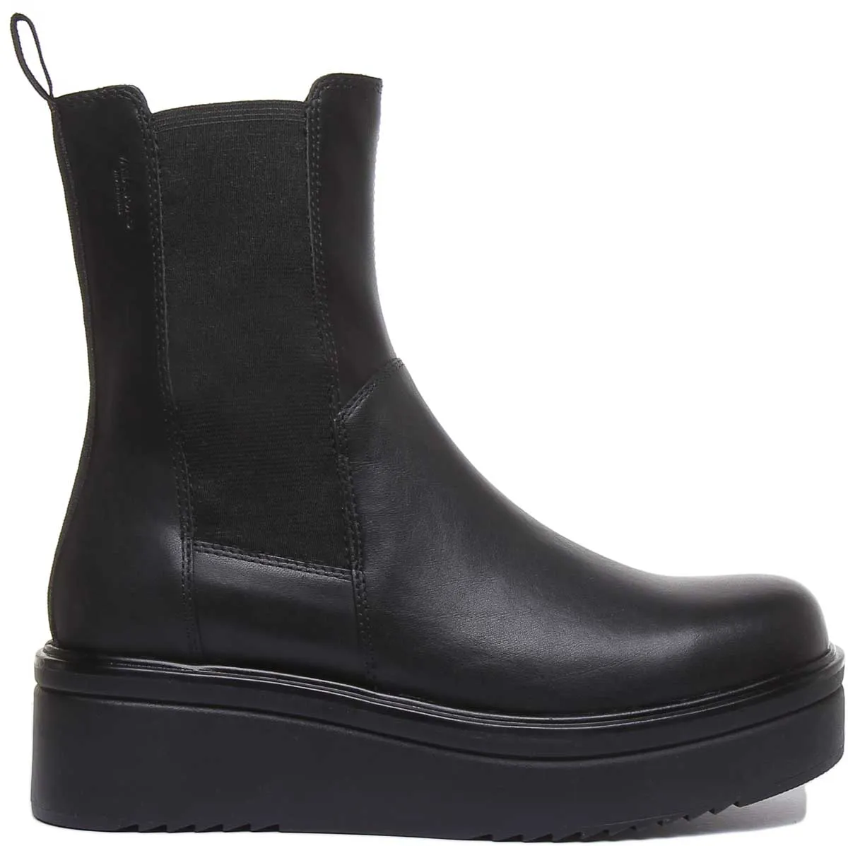Vagabond Tara Bota Chelsea de piel de nobuck para mujer en negro