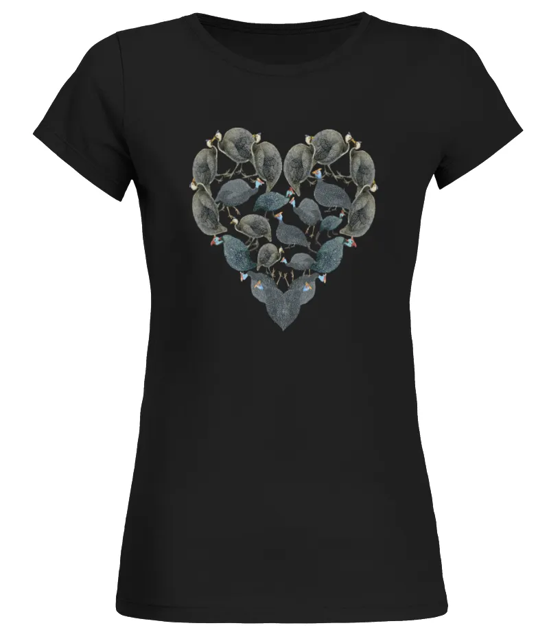 VALENTINES GIFT FOR GUINEA FOWL LOVER Camiseta cuello redondo Mujer
