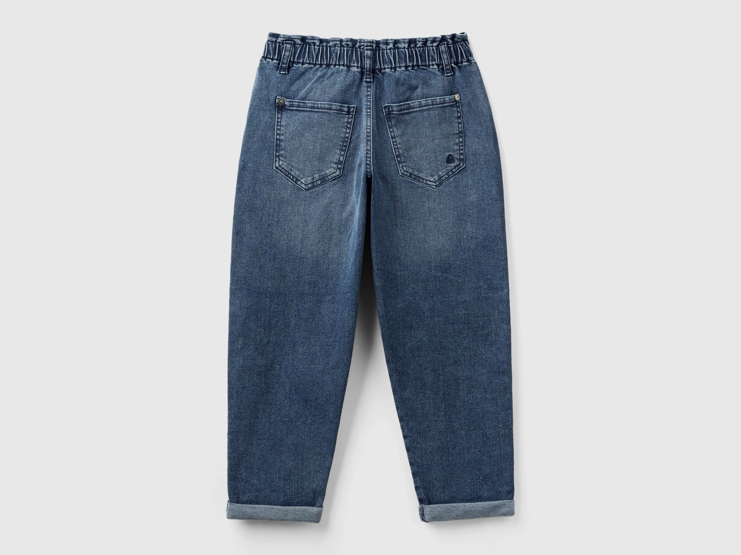 VAQUEROS PAPERBAG EN DENIM "ECORECYCLE"