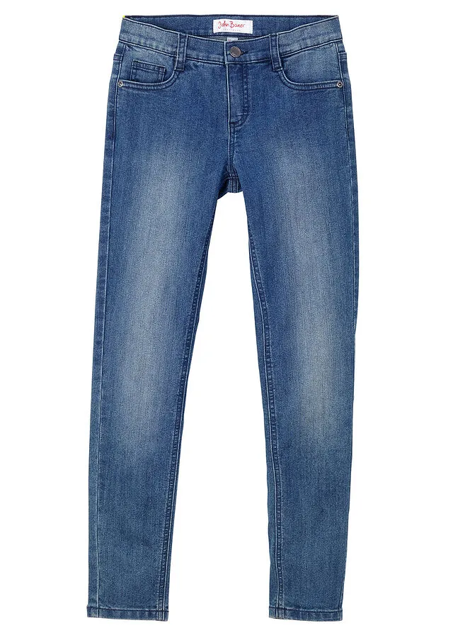 Vaqueros pitillo para niña Denim
