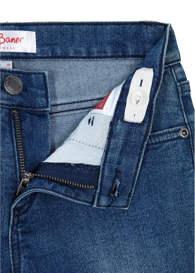 Vaqueros pitillo para niña Denim