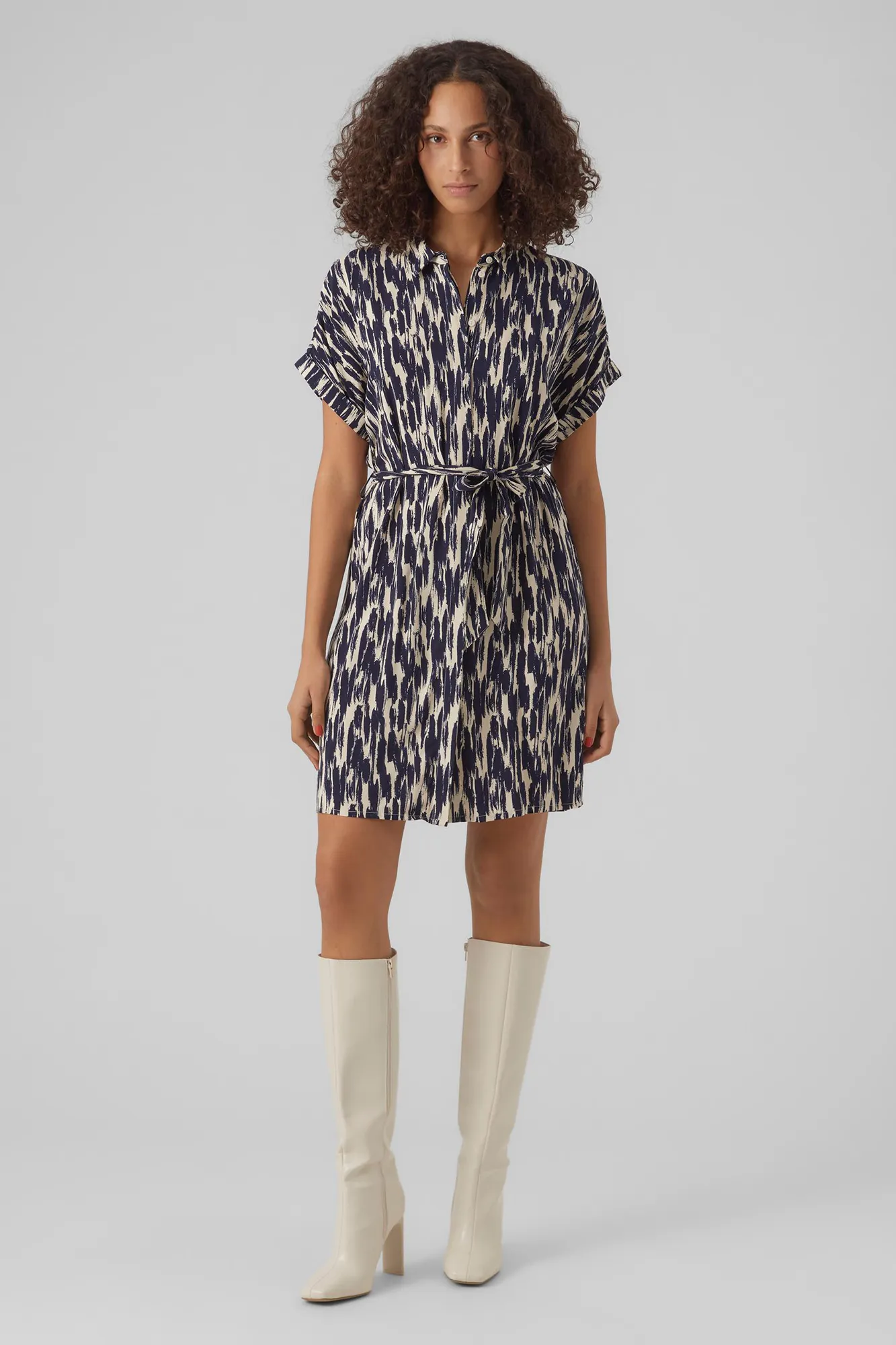 Vero Moda Vestido corto camisero