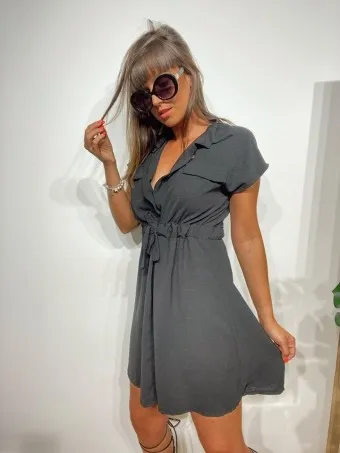 Vestido Camisero ROMINA Negro