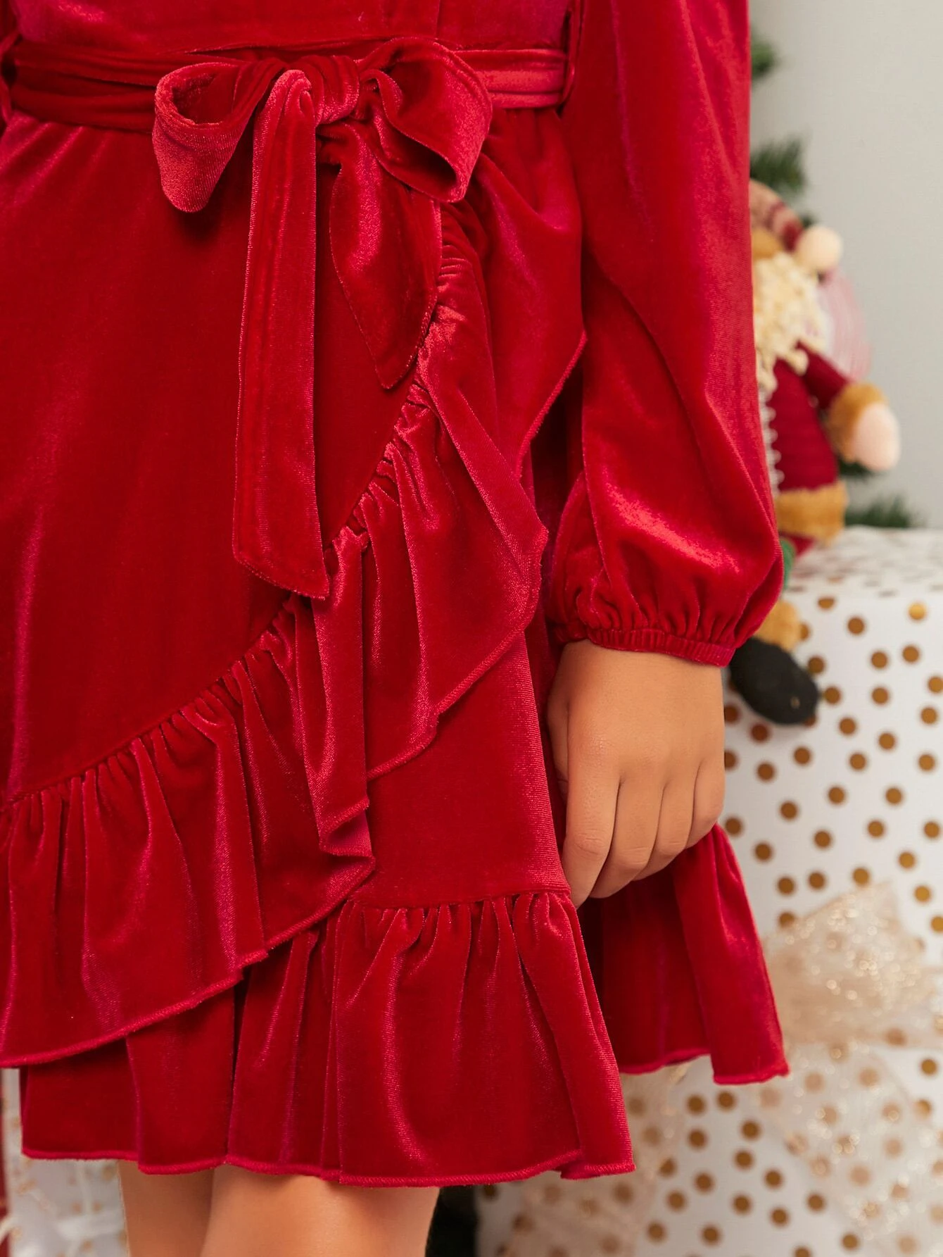 Vestido para niña Ruby rojo