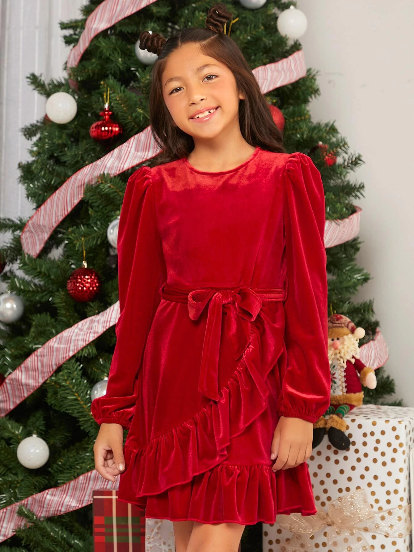 Vestido para niña Ruby rojo