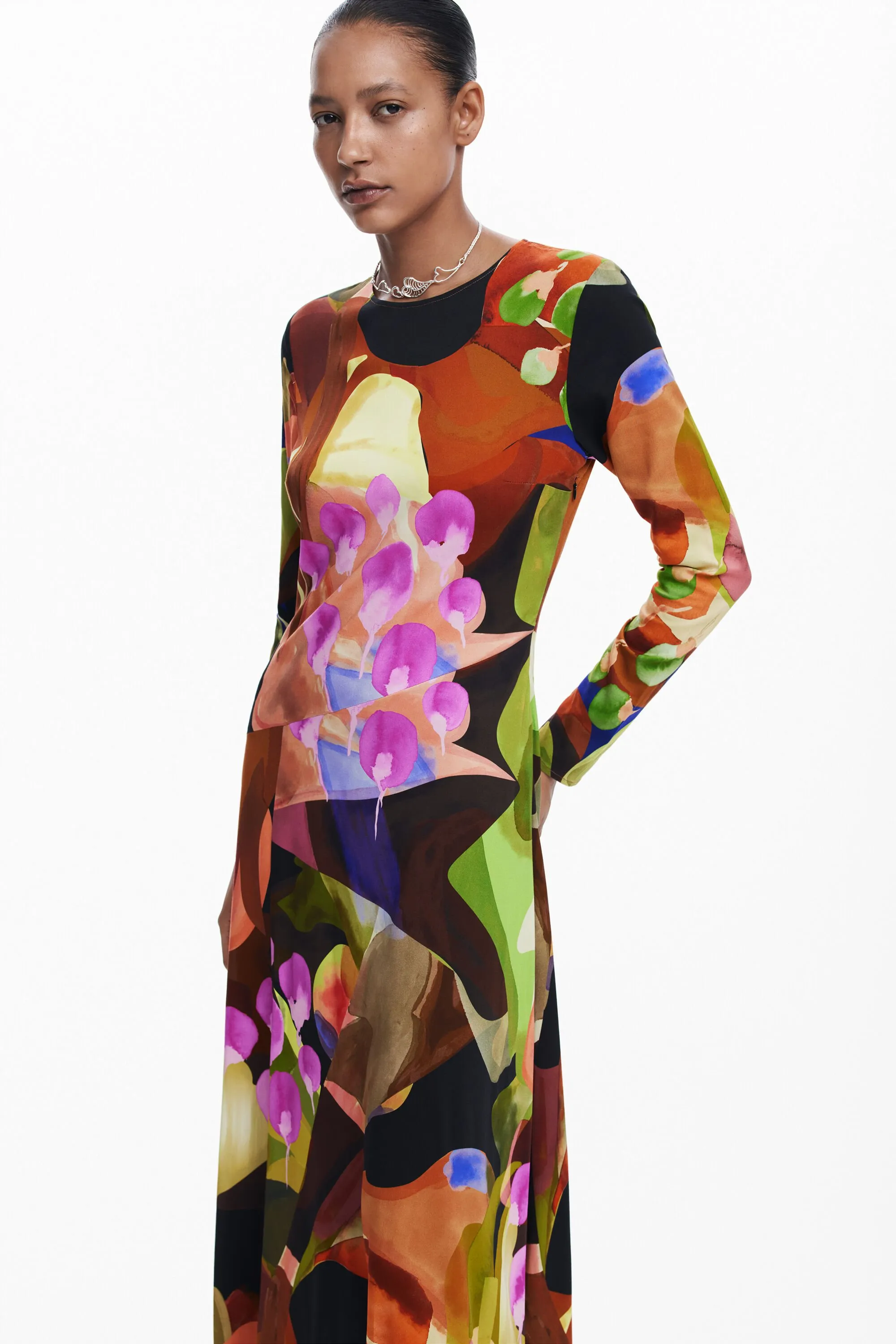 Vestit midi estampat M. Christian Lacroix