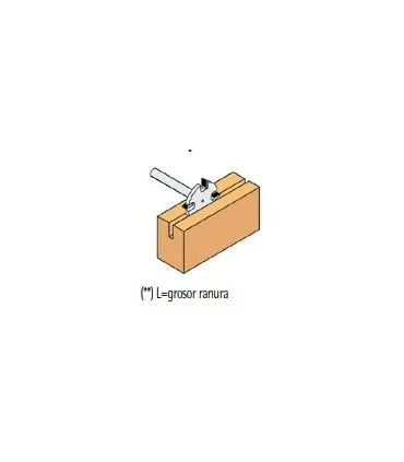 VIRUTEX fresa ranurar d.12mm 2 cortes metal duro