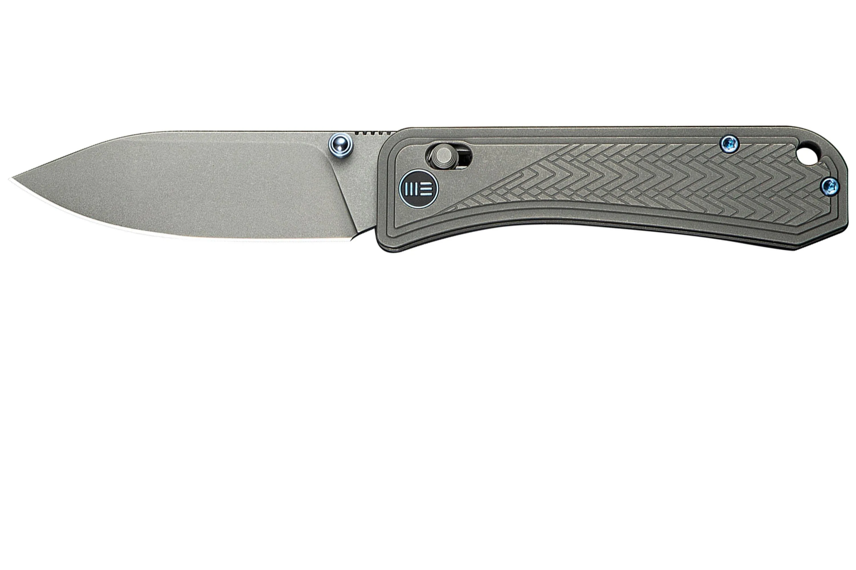 WE KNIFE BOUGIE BANTER WE240092 GRAY STONEWASHED GRAY TITANIUM, NAVAJA, BEN PETERSEN DESIGN