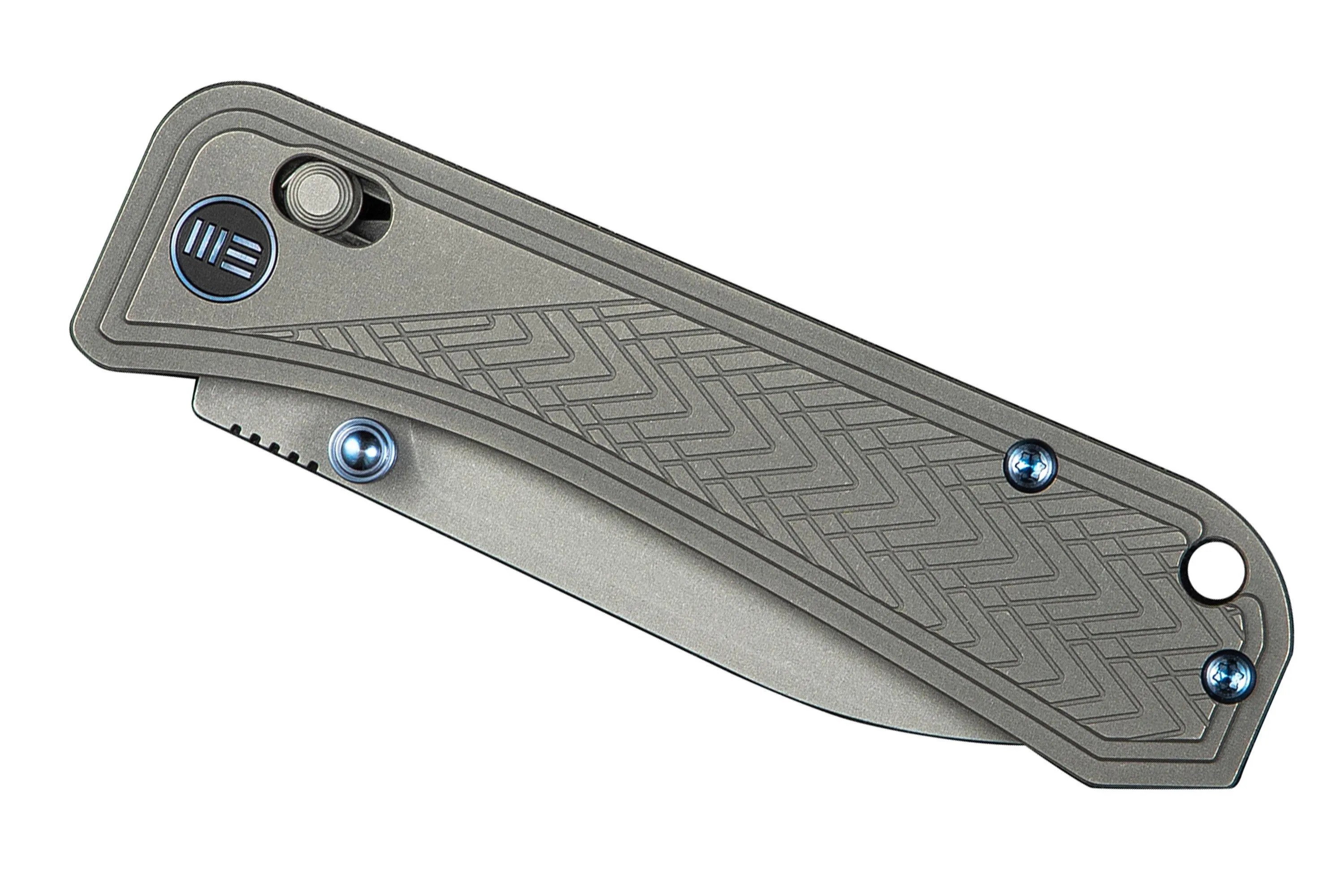 WE KNIFE BOUGIE BANTER WE240092 GRAY STONEWASHED GRAY TITANIUM, NAVAJA, BEN PETERSEN DESIGN