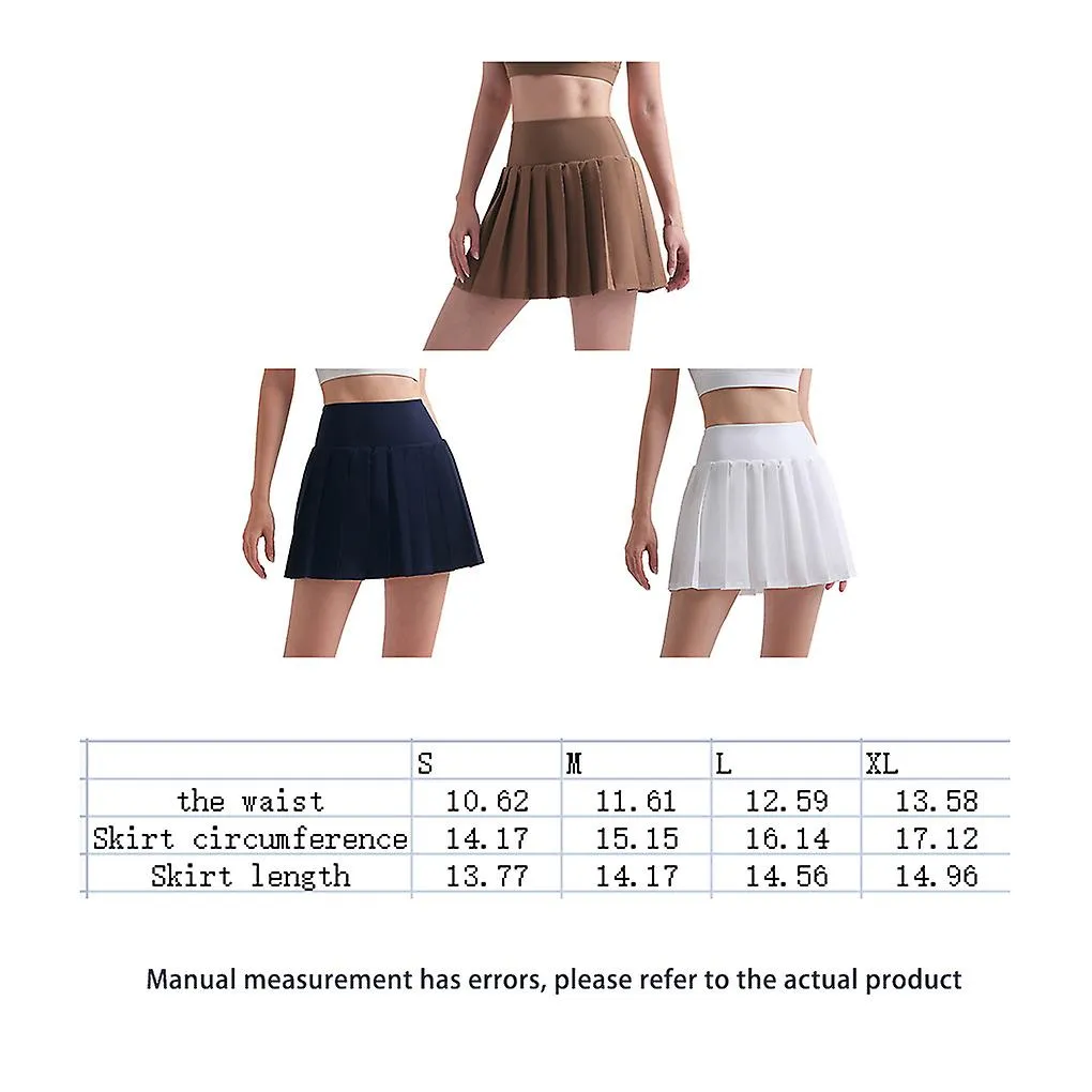 Women Skirt Stylish Easy Matching Pleated Fast Drying Yoga Tennis