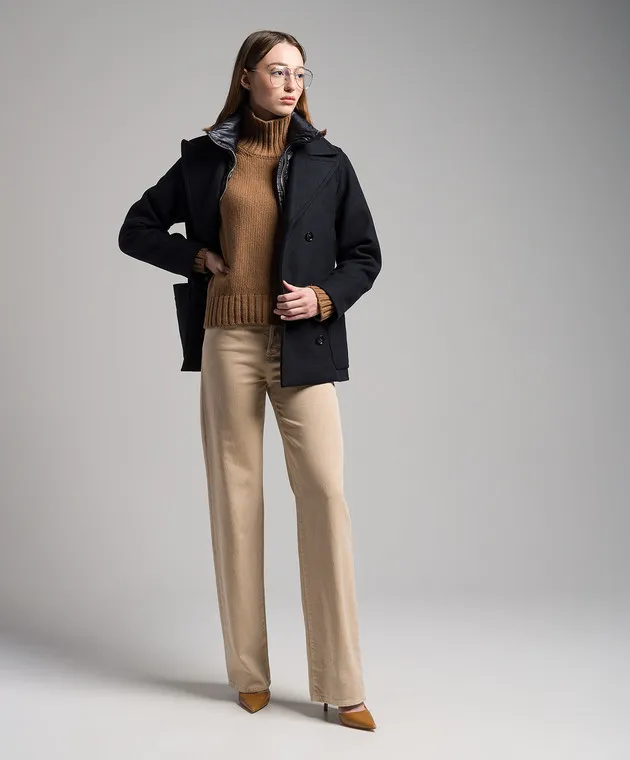 Woolrich Brown sweater made of wool