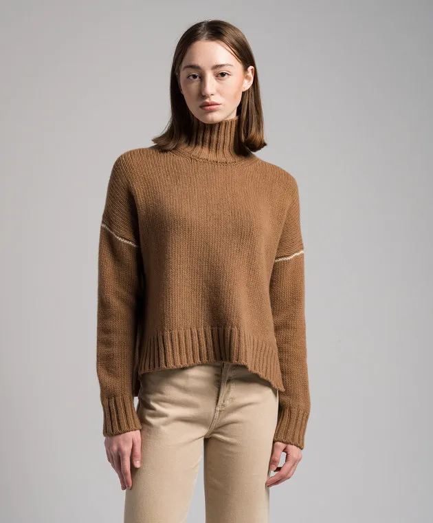Woolrich Brown sweater made of wool